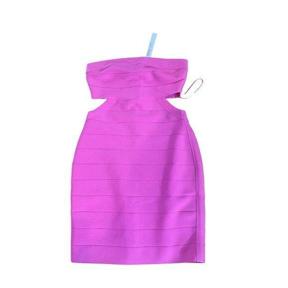 NWT Susana Monaco Women Bandage Tube Mini Dress Electric Pink Size Small - Picture 6 of 10